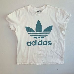 Adidas White Sz L T-Shirt